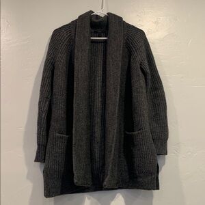 Cozy Charcoal Knit Cardigan